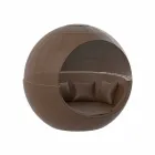 Kopsht luksoz me kopsht me dizajn rrumbullakët me parazol - Ulm Moon nga Vondom Viadurini