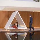 Kopsht luksoz me shtrat në alumin dhe pëlhurë - Frame Vineyard nga Vondom Viadurini