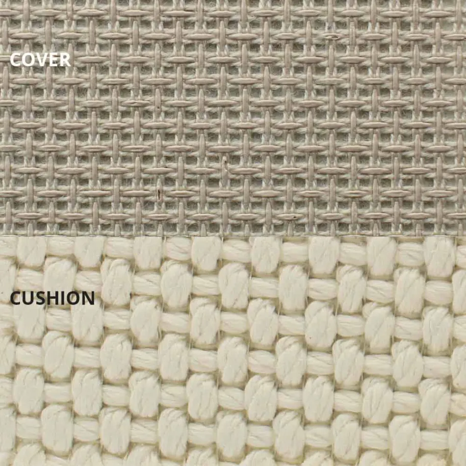 Shtretër në natyrë në pëlhurë alumini dhe luksoze - Vineyard Frame nga Vondom Viadurini