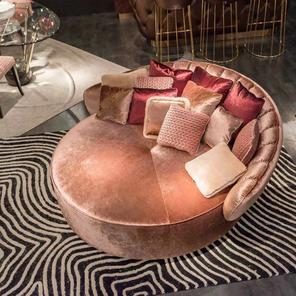 Mbuluar në pëlhurë 100% Made in Italy Belle 2 Viadurini