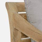 Divan i Kopshtit me dy ulëse në dru tik me jastëkë të lëvizshëm, Homemotion - Harry Viadurini