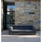 Divan i dhomës së ndenjes 2 vendësh me mbështetëse koke të mbështetur Prodhuar në Itali - i lëshuar Viadurini