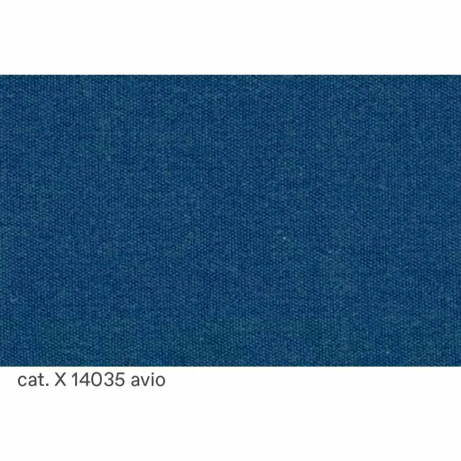 Divan pambuku 2 vendesh me kubikë anësorë në Mdf Prodhuar në Itali - Damask Viadurini