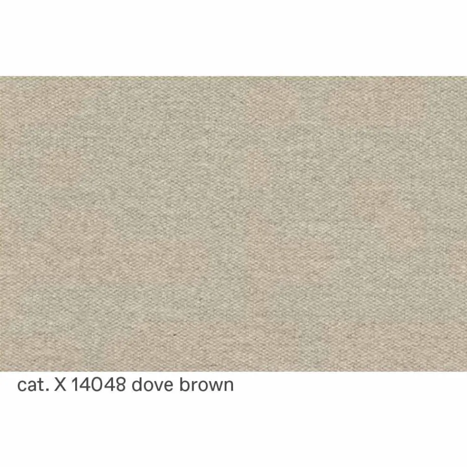 Divan pambuku 2 vendesh me kubikë anësorë në Mdf Prodhuar në Itali - Damask Viadurini