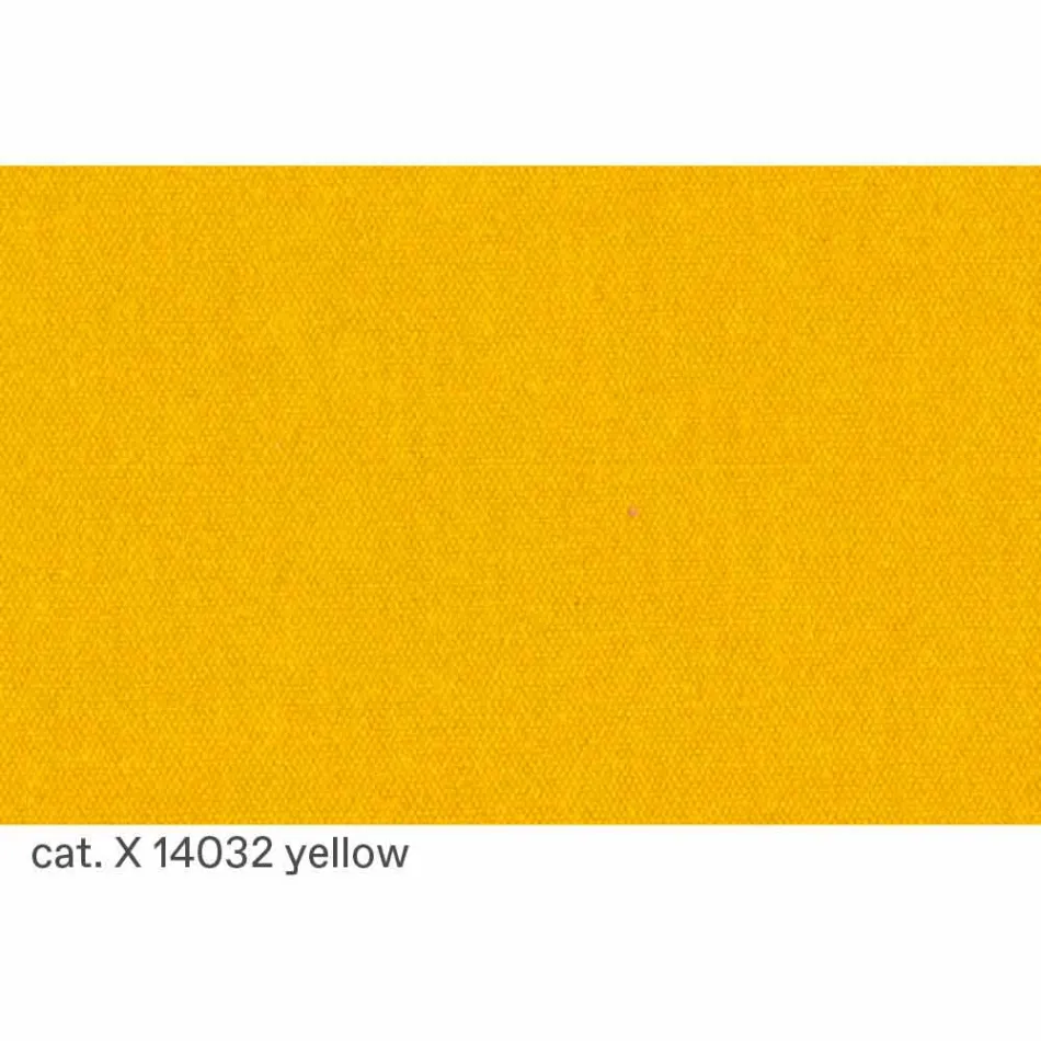 Divan pambuku 2 vendesh me kubikë anësorë në Mdf Prodhuar në Itali - Damask Viadurini