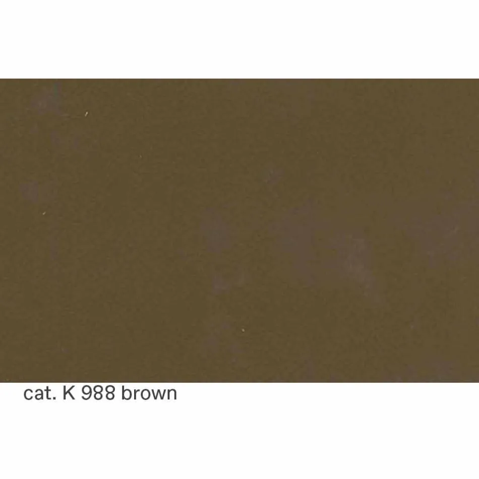 Divan me 3 vende i veshur me lëkurë me këmbë të llakuara Prodhuar në Itali - Idra Viadurini