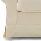 Divani 3 Vendesh i Mbuluar me Cilësi të Lartë Pëlhurë e prodhuar në Itali - Andromeda Viadurini