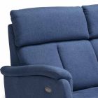 Dizajn modern divan 2 vendësh në lëkurë, eko-lëkurë ose pëlhurë Gelso Viadurini