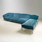 Luksoze klasike e divanit të qoshes, e bërë në Itali, Narciso Viadurini