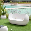 Divan lëkundës në natyrë me dizajn modern Slide Blossy, prodhuar në Itali