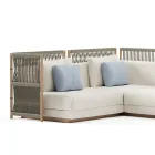 Divan Modular Kopshti në Pëlhurë Prodhuar në Itali - Rubik Viadurini