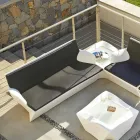 Rrëshqitje me mbështetëse Armësh Rrëshqitje Kami Yon dizajn me ngjyra prodhuar në Itali Viadurini