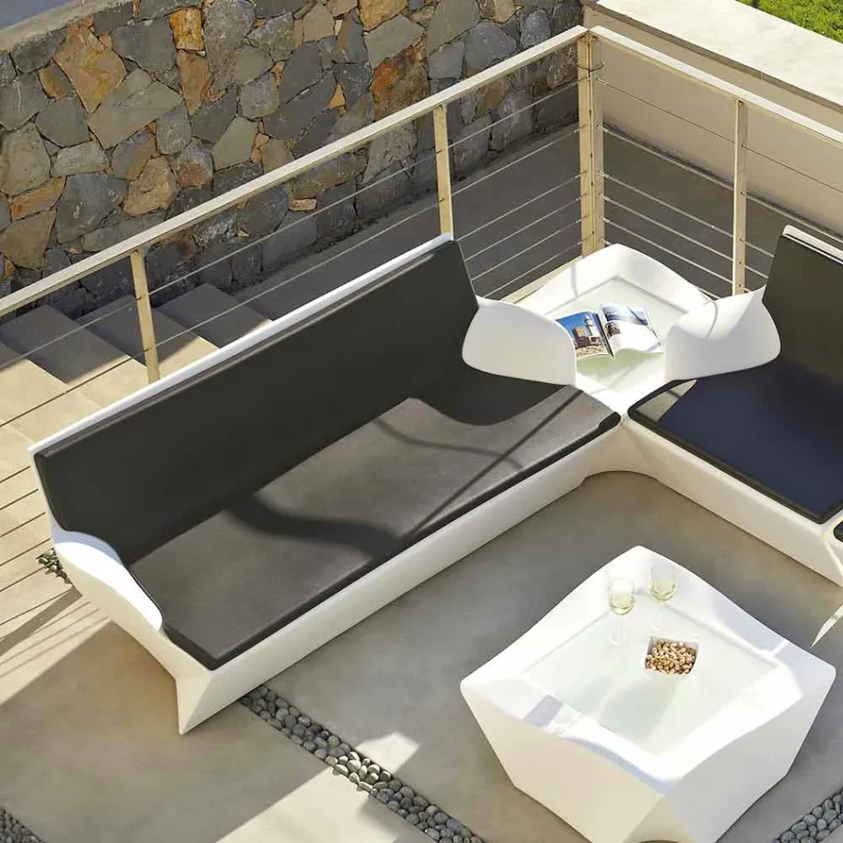 Rrëshqitje me mbështetëse Armësh Rrëshqitje Kami Yon dizajn me ngjyra prodhuar në Itali Viadurini