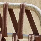 Divan i jashtëm 3 vendësh me jastëkë Prodhuar në Itali - Emmacross nga Varaschin Viadurini