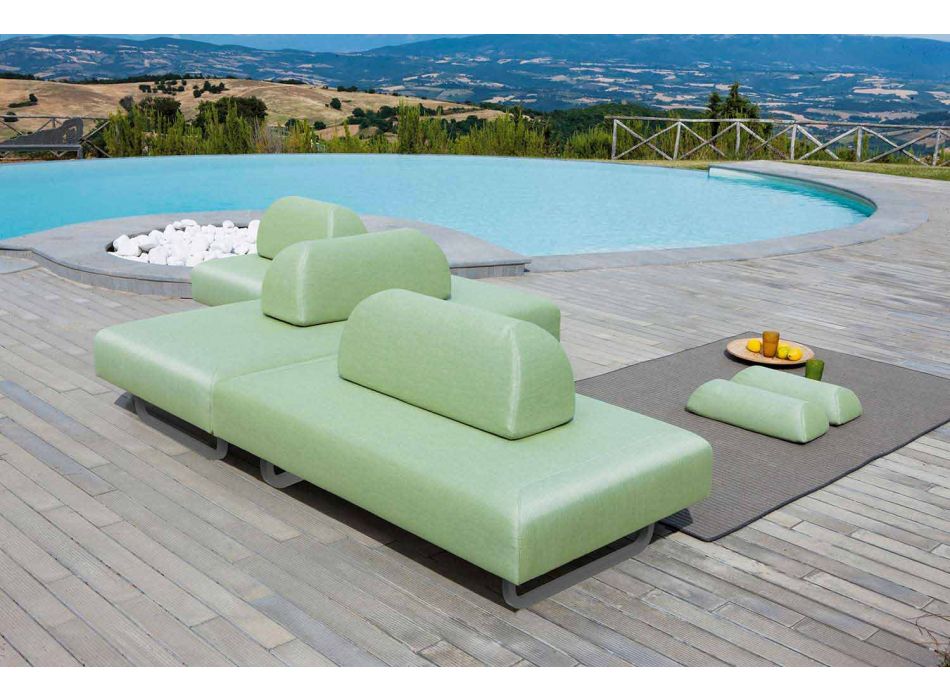 2 dollapë divan në natyrë në pëlhurë dhe metalikë të bërë në Itali Dizajn - Selia