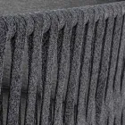 Divan alumini dhe litar në natyrë me jastëkë prej pëlhure, Homemotion - Shama Viadurini