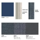 Divan në natyrë me jastëkë të përfshirë Made in Italy - Emmacross nga Varaschin Viadurini