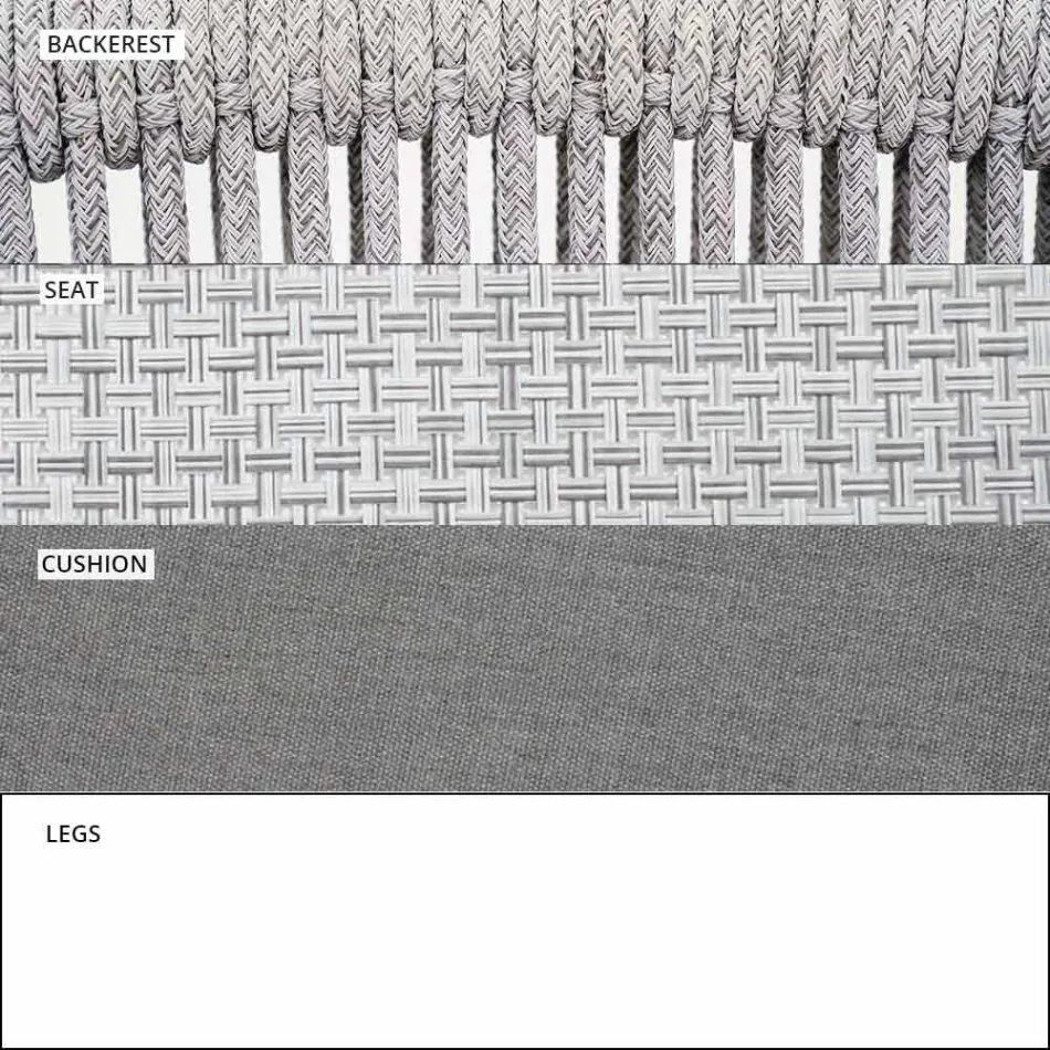 Pëlhurë e shtruar me dy palë në natyrë Stackable - Smart nga Varaschin Viadurini