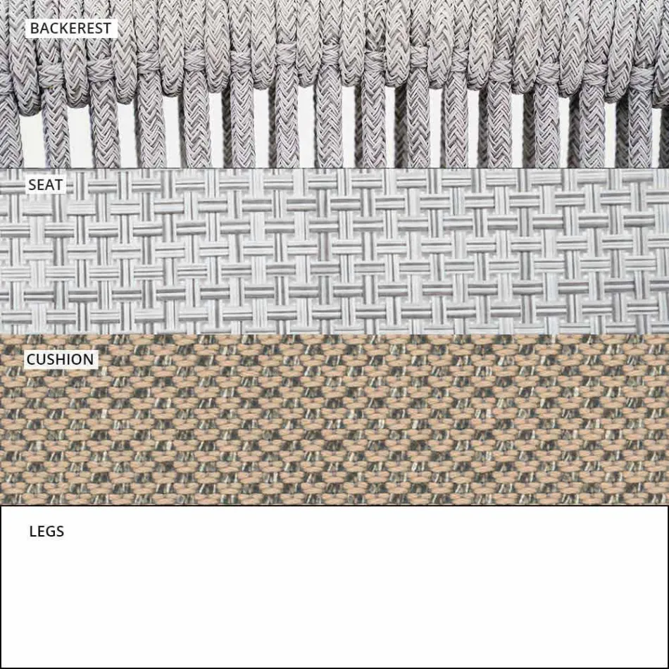 Pëlhurë e shtruar me dy palë në natyrë Stackable - Smart nga Varaschin Viadurini