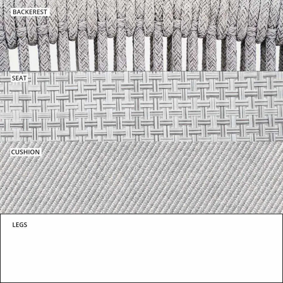 Pëlhurë e shtruar me dy palë në natyrë Stackable - Smart nga Varaschin Viadurini