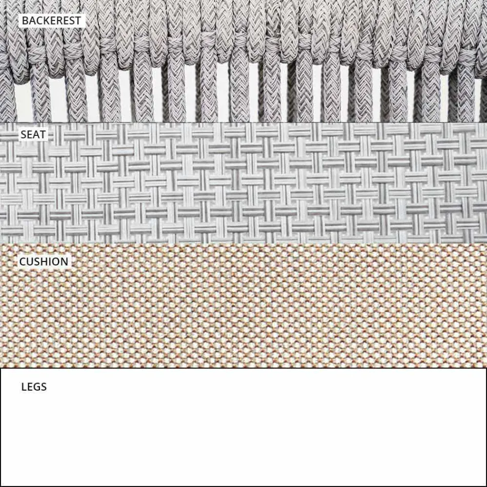 Pëlhurë e shtruar me dy palë në natyrë Stackable - Smart nga Varaschin Viadurini