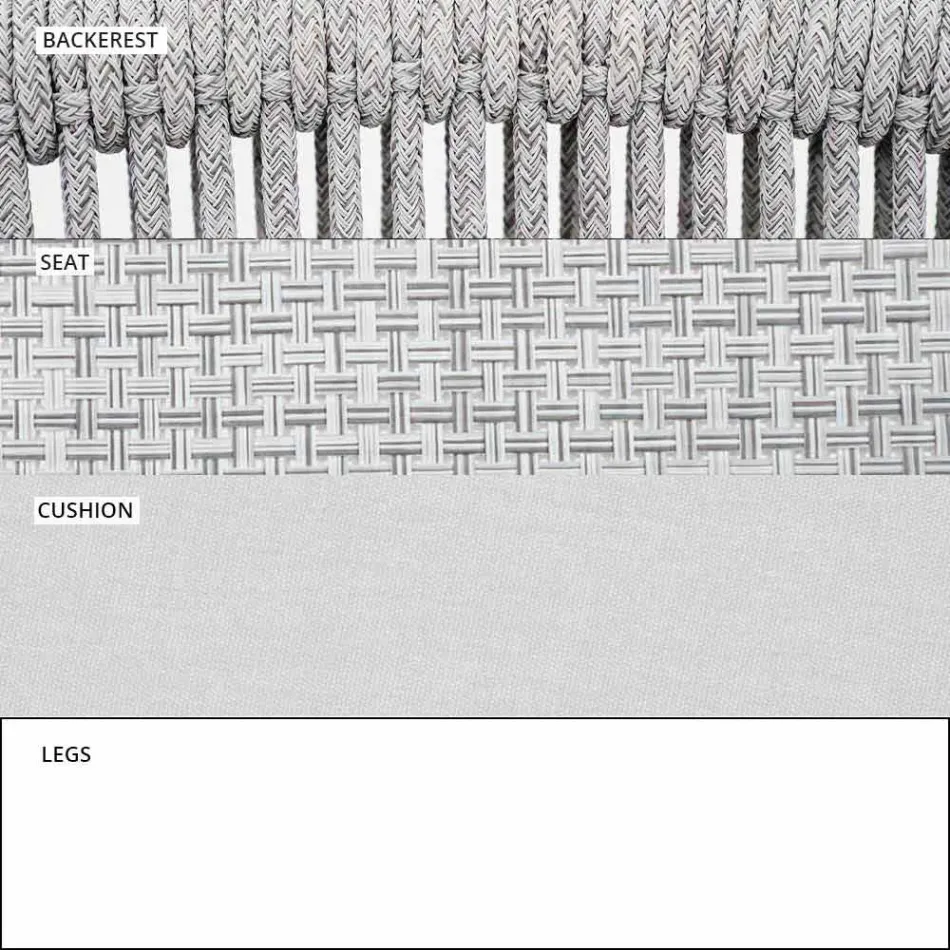 Pëlhurë e shtruar me dy palë në natyrë Stackable - Smart nga Varaschin Viadurini