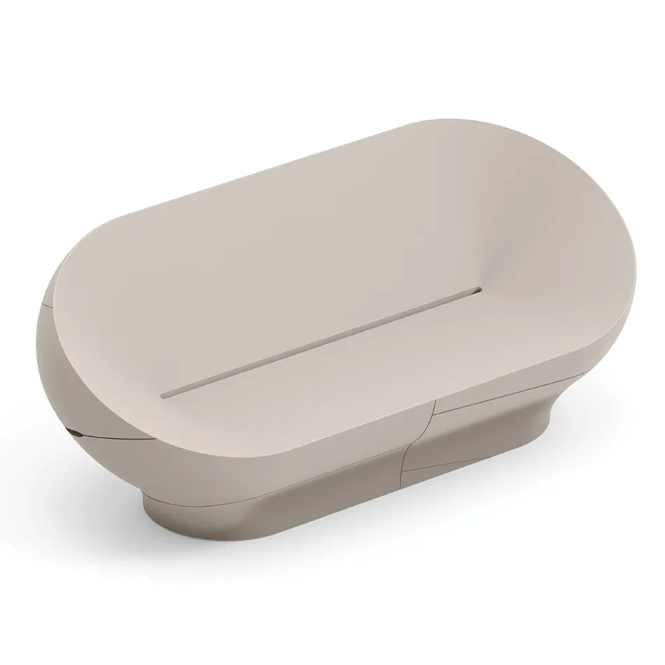 Divan i jashtëm prej polietileni, i disponueshëm në ngjyra të ndryshme - Peshqir Viadurini