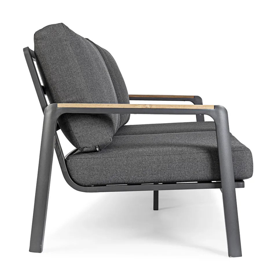 Divan i Jashtëm në Pëlhurë me Strukturë Alumini, Homemotion - Cara Viadurini