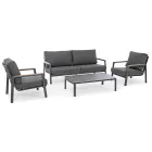 Divan i Jashtëm në Pëlhurë me Strukturë Alumini, Homemotion - Cara Viadurini