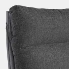 Divan në natyrë në pëlhurë dhe alumin me mbështetëse të mbështetur - Nathy Viadurini