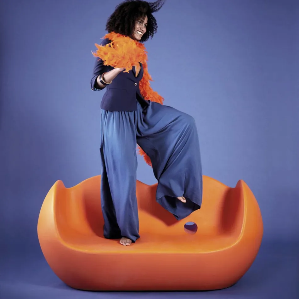 Divan rrëshqitës Blossy Outdoor Dizajn modern i prodhuar në Itali Viadurini