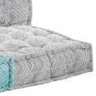 Sofa kopshtesh dy vendesh etnike në pëlhurë kundërshtuese të ujit - Shamo Viadurini