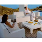 Divan kopshti Jut by Vondom, në rrëshirë polietileni, dizajn Viadurini