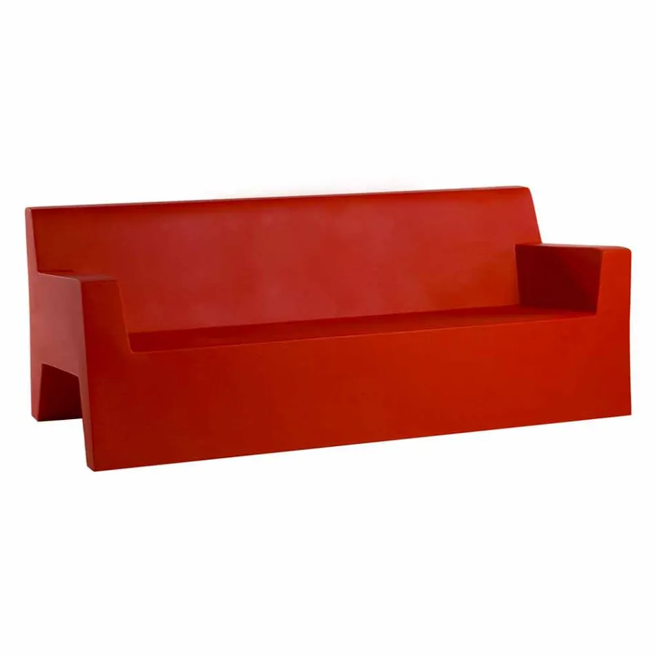 Divan kopshti Jut by Vondom, në rrëshirë polietileni, dizajn Viadurini