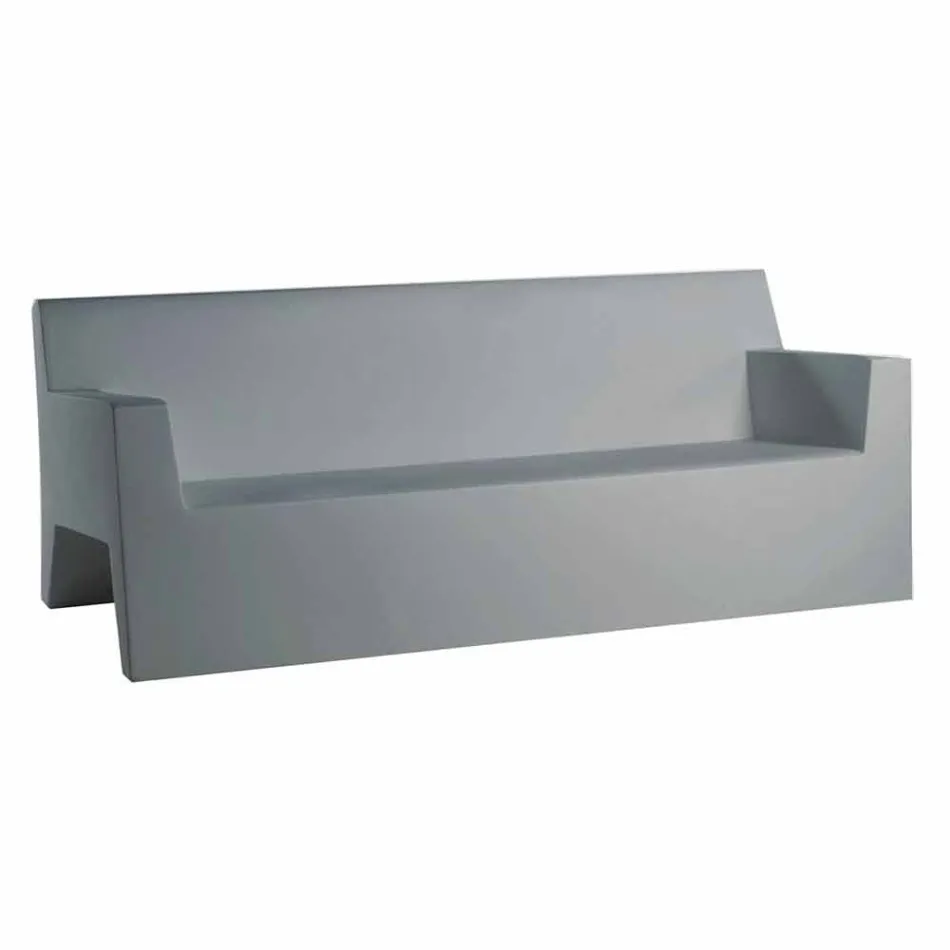 Divan kopshti Jut by Vondom, në rrëshirë polietileni, dizajn Viadurini