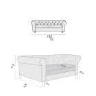 Divan Indoor I disponueshëm në Përmasa të ndryshme Made in Italy - Vivace Viadurini