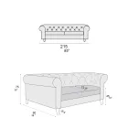 Divan Indoor I disponueshëm në Përmasa të ndryshme Made in Italy - Vivace Viadurini