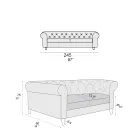 Divan Indoor I disponueshëm në Përmasa të ndryshme Made in Italy - Vivace Viadurini