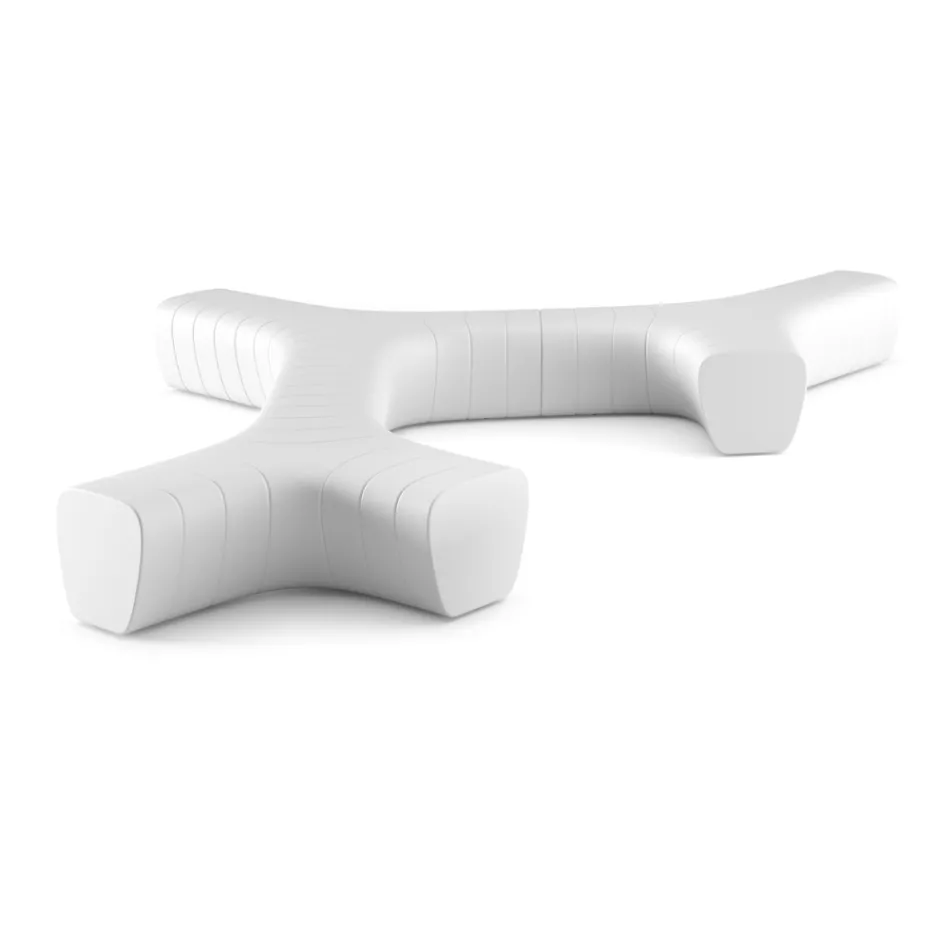 Divan zyre ne polietileni me ngjyre mat Prodhuar ne Itali - Galatea Viadurini