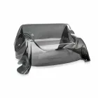 Divane moderne të projektimit në pleksiglas të tymosur Jolly, të bërë në Itali Viadurini