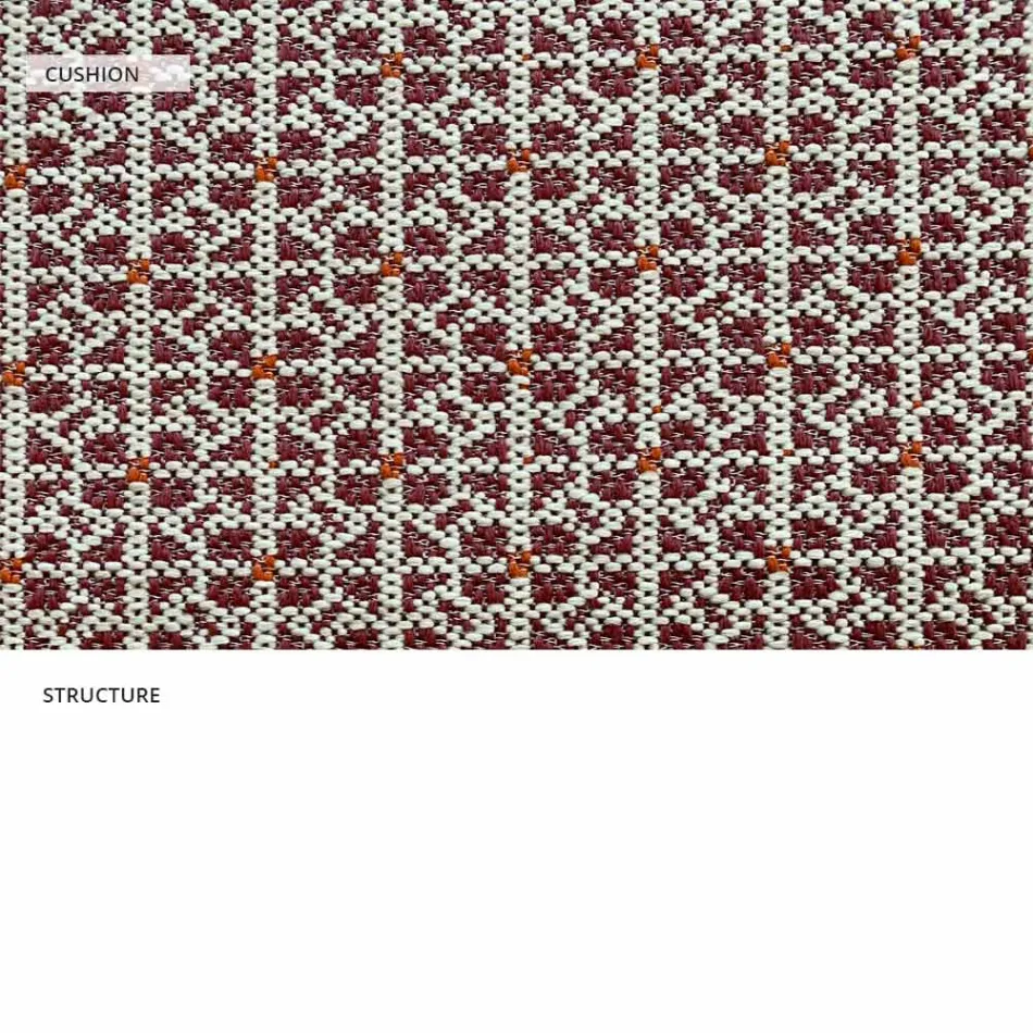 Divan metalik për kopshtin modern me cilësi të lartë Prodhuar në Itali - Karol Viadurini