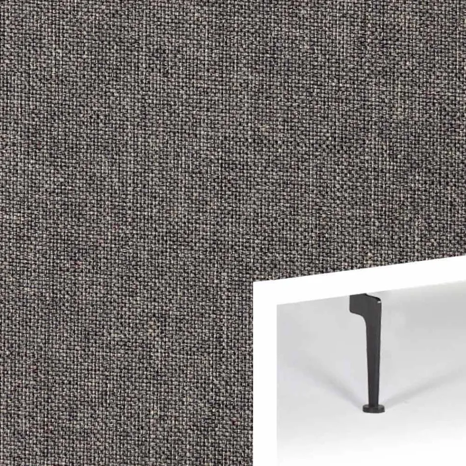 Krevati i divanit modern të projektimit Zeal nga Innovation në pëlhurë të mbushur Viadurini