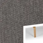 Krevati i divanit modern të projektimit Zeal nga Innovation në pëlhurë të mbushur Viadurini