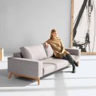 Shtrati modern i gri i divanit Idun bërë në Danimarkë - Risi Viadurini