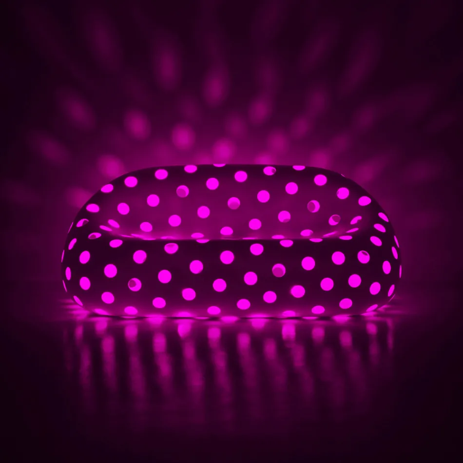 Divan i ndritshëm në natyrë në polietileni me LED të prodhuar në Itali - Asso Viadurini