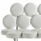 Divan prej lëkure moderne me strukturë luksoze të prodhuar në Itali - Arthur Viadurini