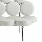 Divan prej lëkure moderne me strukturë luksoze të prodhuar në Itali - Arthur Viadurini