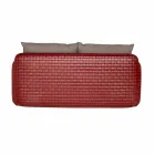 Divan i jashtëm 2 vendësh në pëlhurë ose lëkurë - Mara by Slide Viadurini