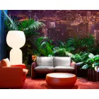 Divan i jashtëm 2 vendësh në pëlhurë ose lëkurë - Mara by Slide Viadurini