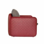 Divan i jashtëm 2 vendësh në pëlhurë ose lëkurë - Mara by Slide Viadurini